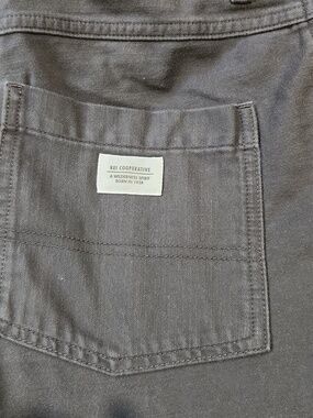 Women's Gray Cargo Pants with Zip Pocket